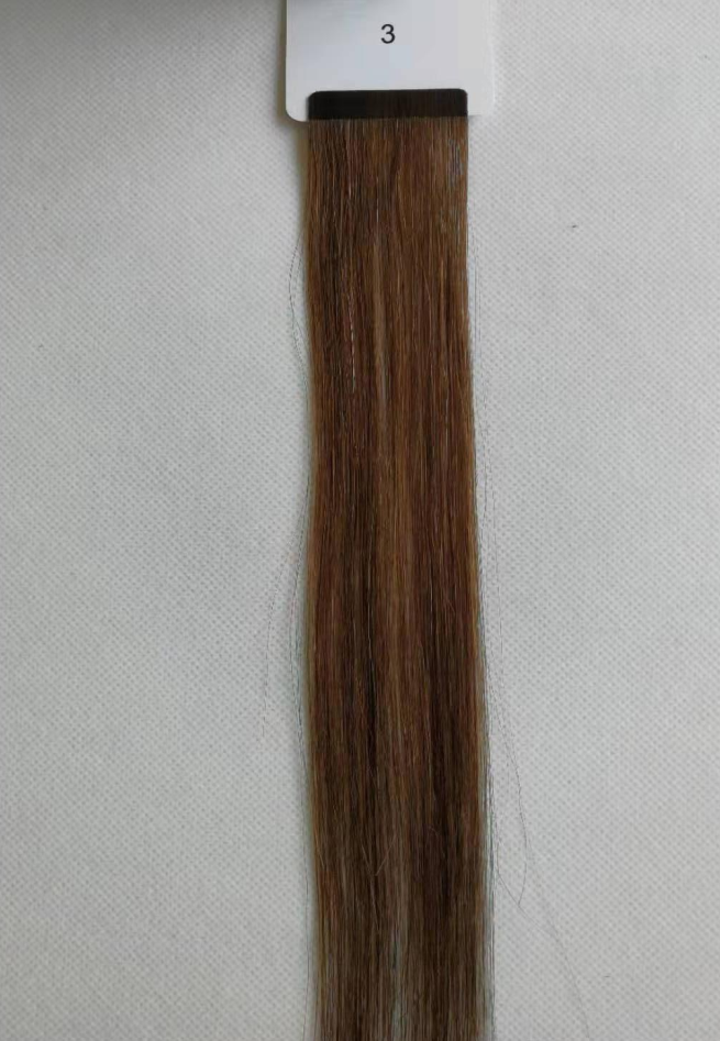 100g Micro Genius Weft 20" (50cm) Straight - DARK