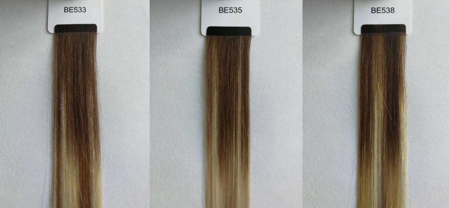 100g Micro Genius Weft 18" (45cm) Straight - LIGHT